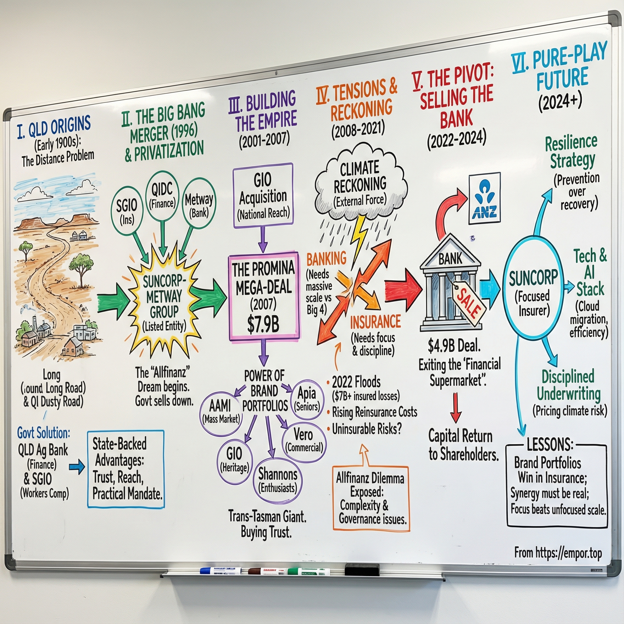 Suncorp Group Ltd. visual story map