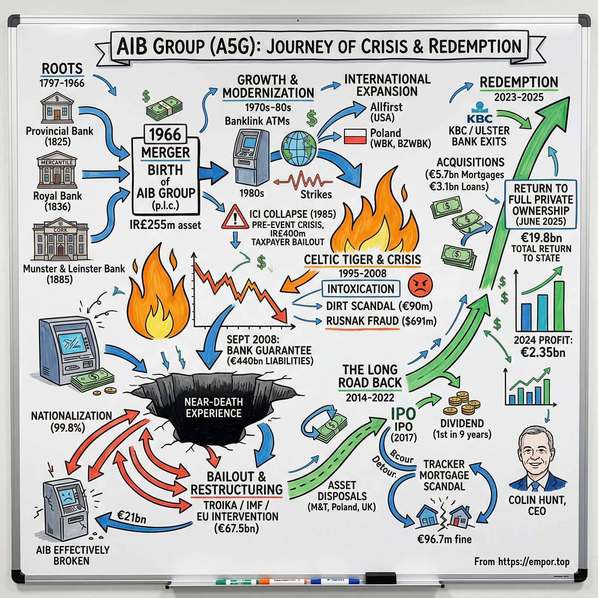 AIB Group visual story map