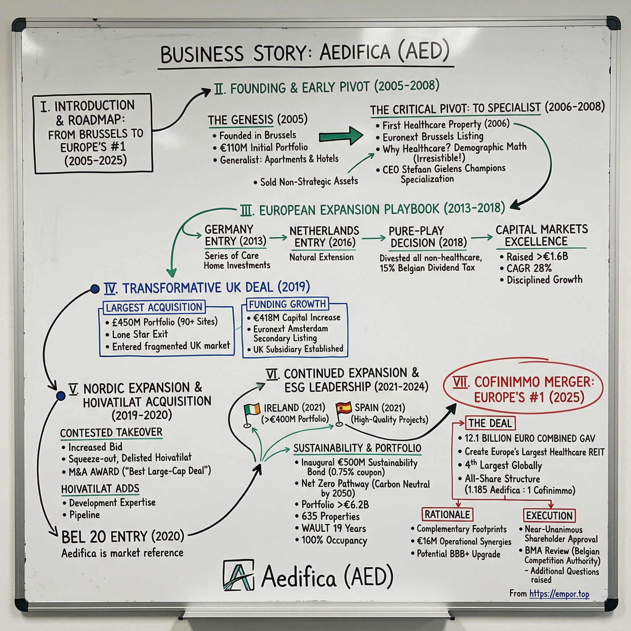 Aedifica visual story map