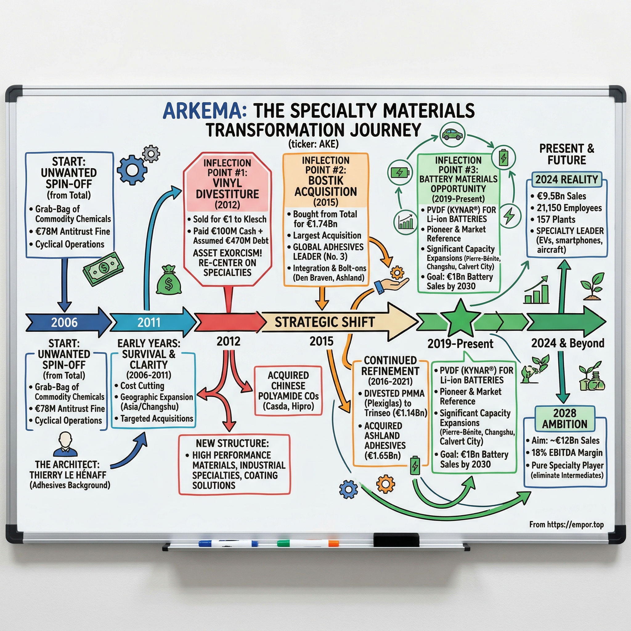 Arkema visual story map
