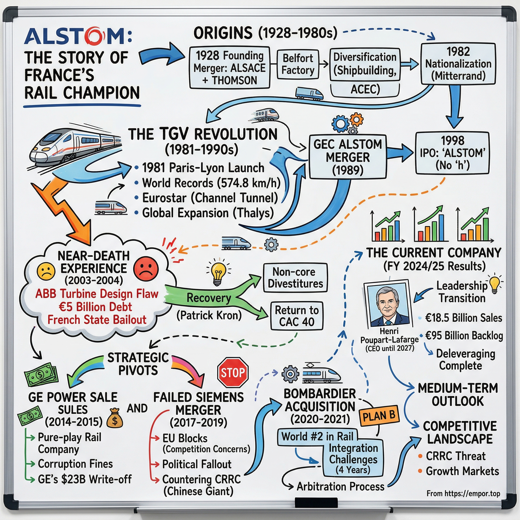 Alstom visual story map