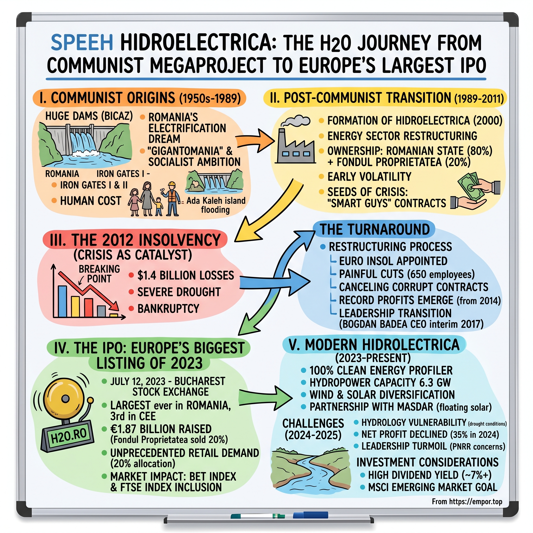SPEEH Hidroelectrica visual story map