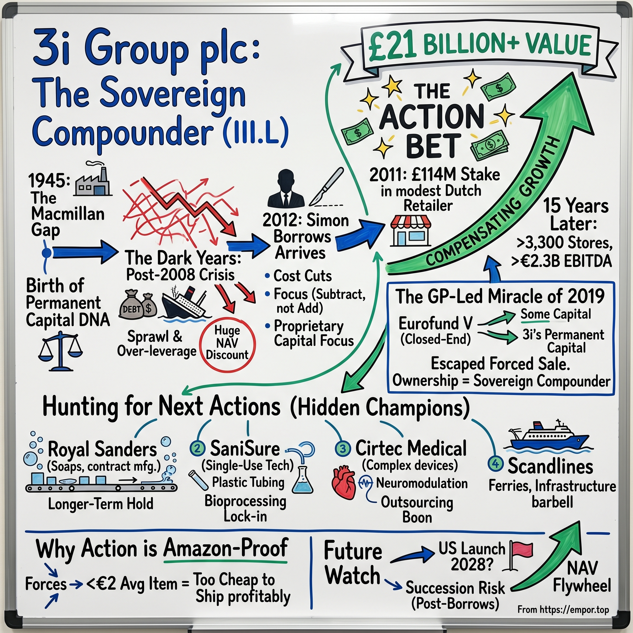 3i Group plc visual story map
