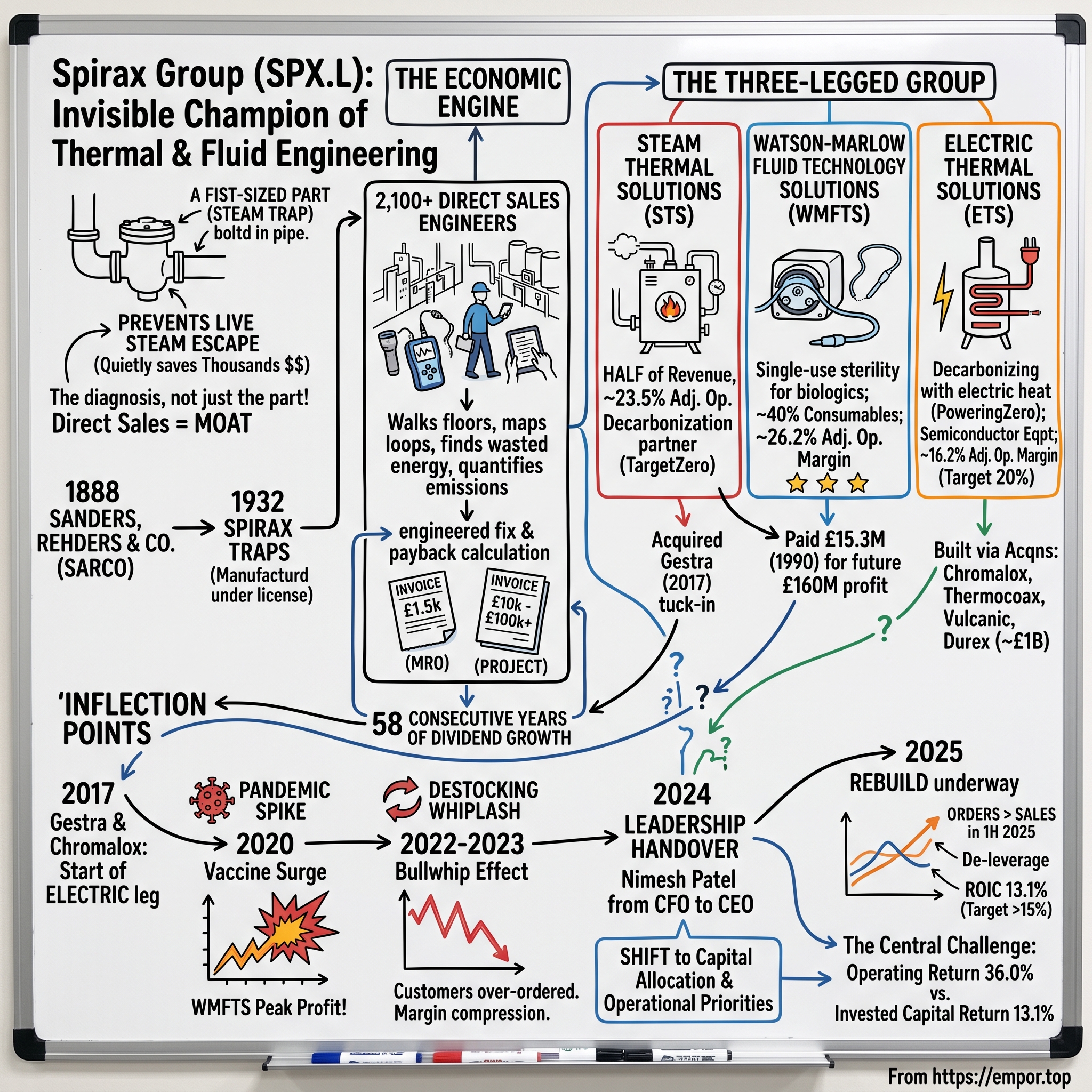 Spirax-Sarco Engineering plc visual story map