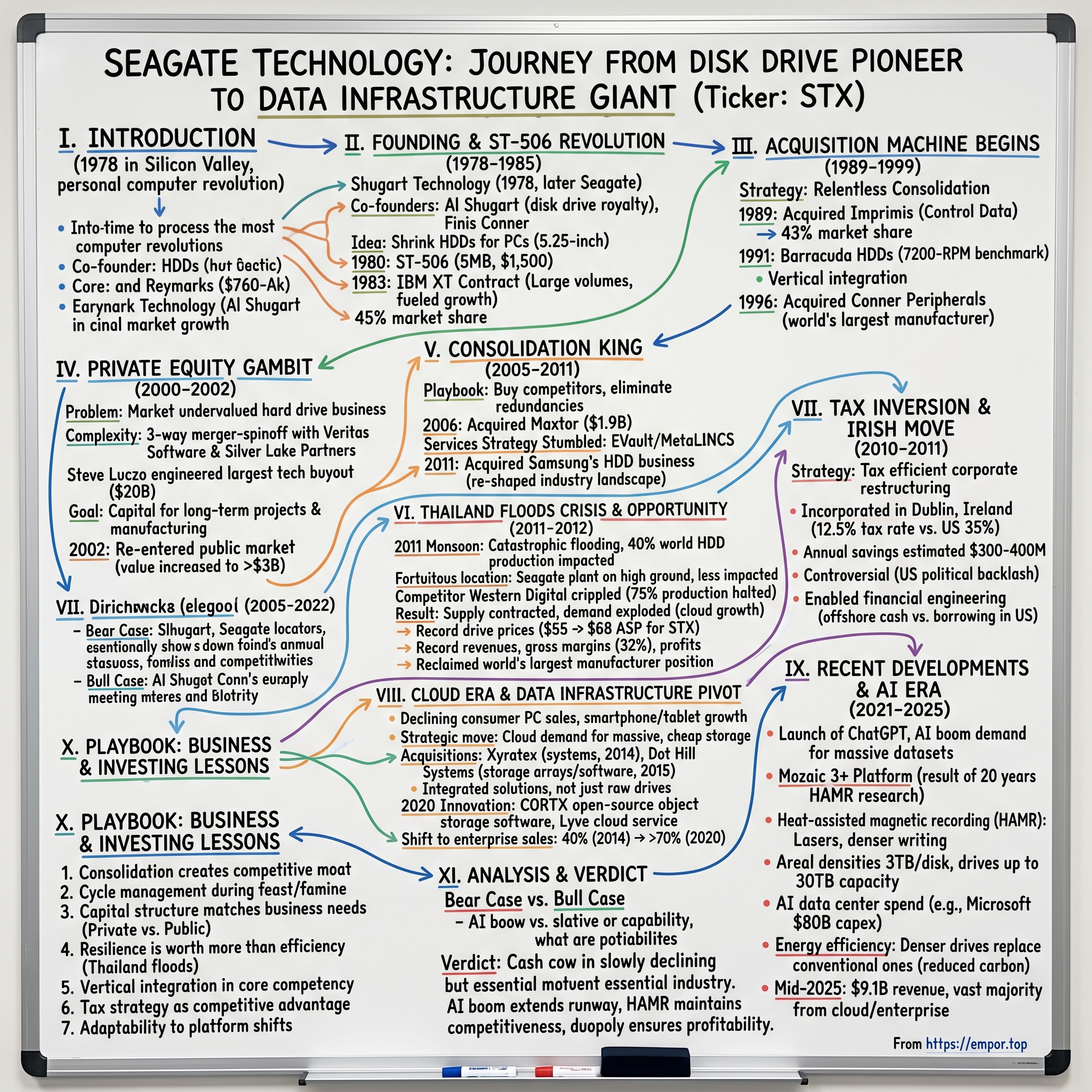 Seagate Technology Holdings plc visual story map