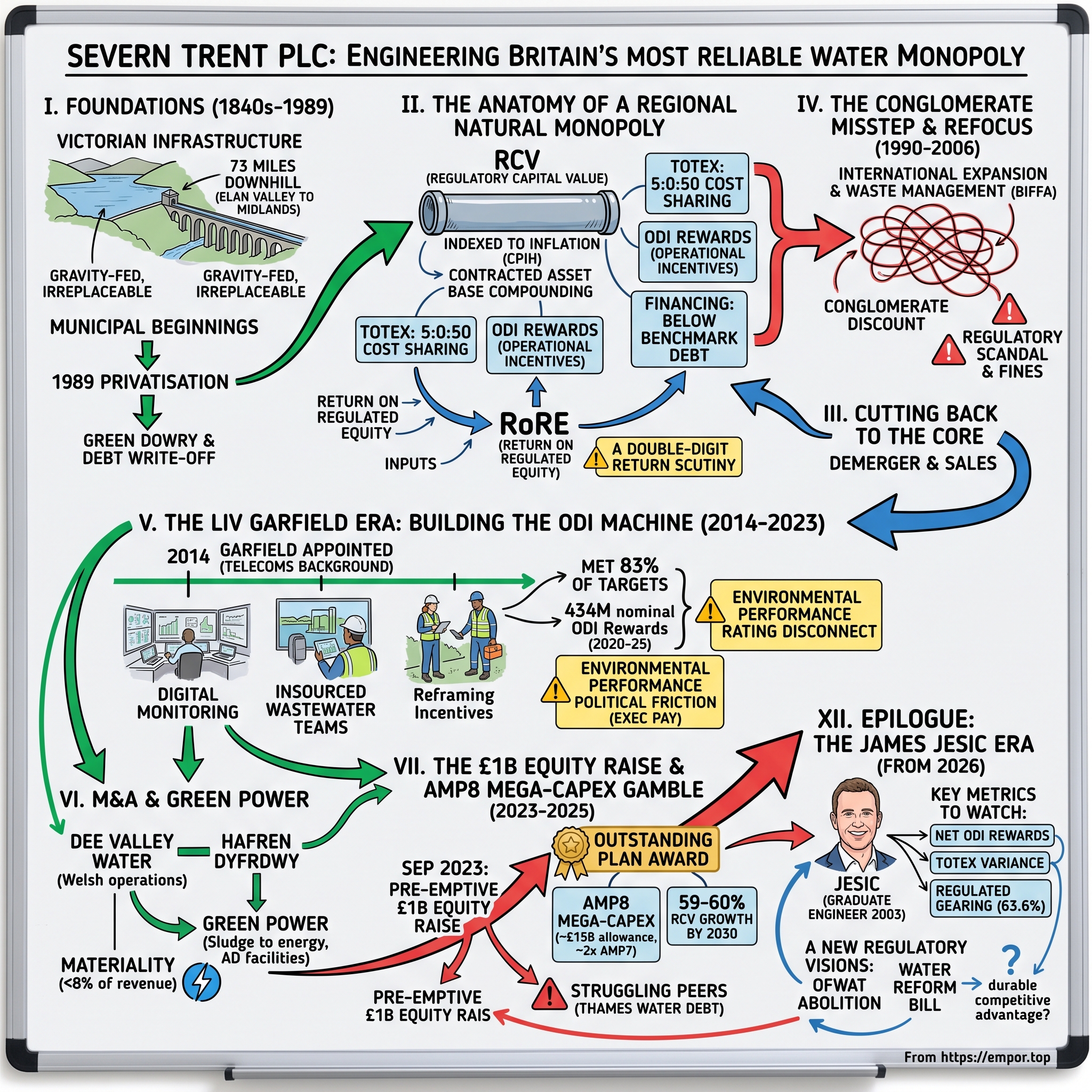 Severn Trent Plc visual story map