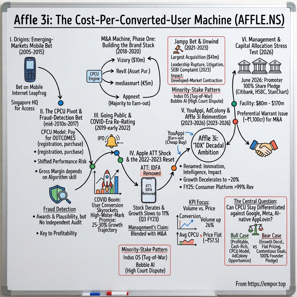 Affle (India) Limited visual story map