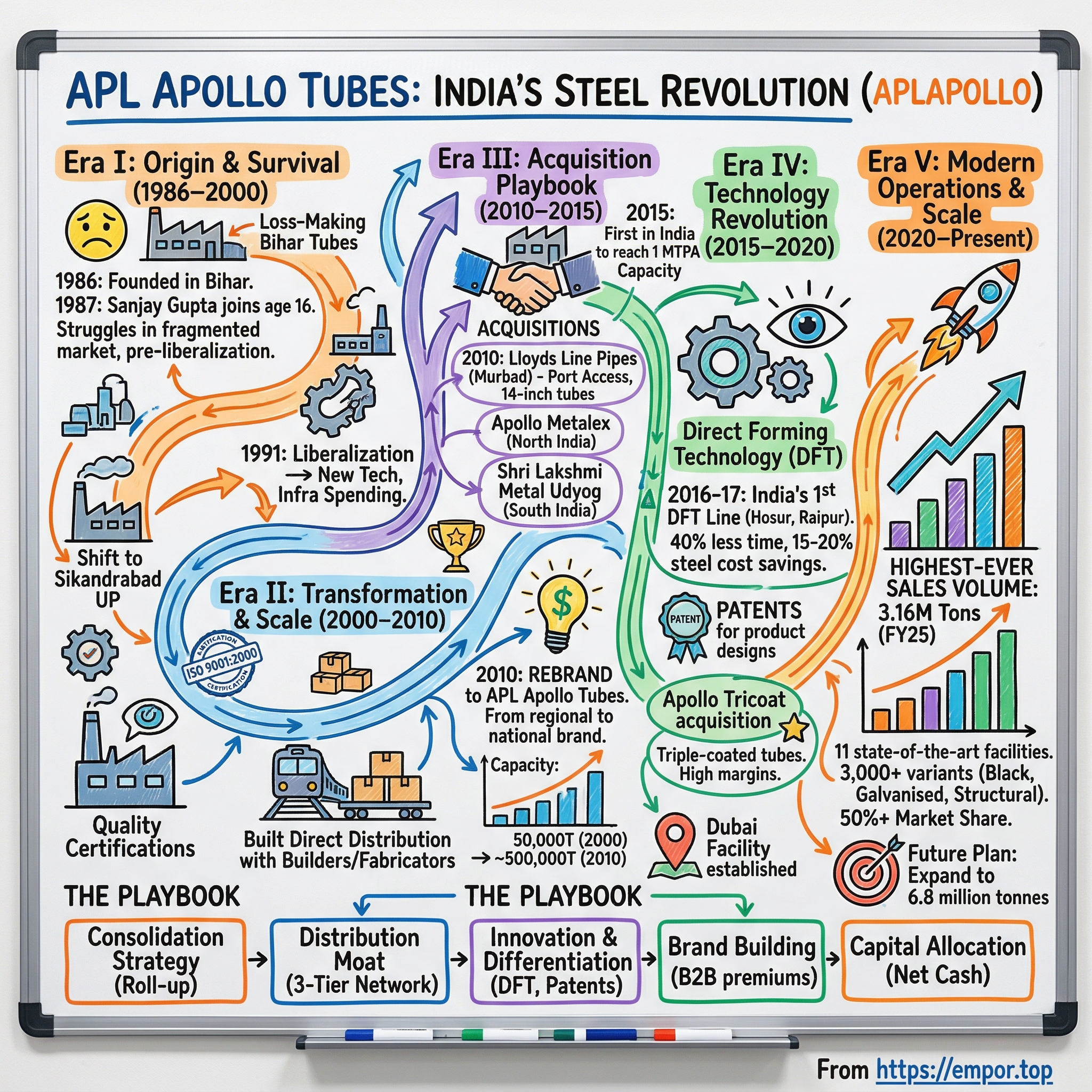 APL Apollo Tubes visual story map