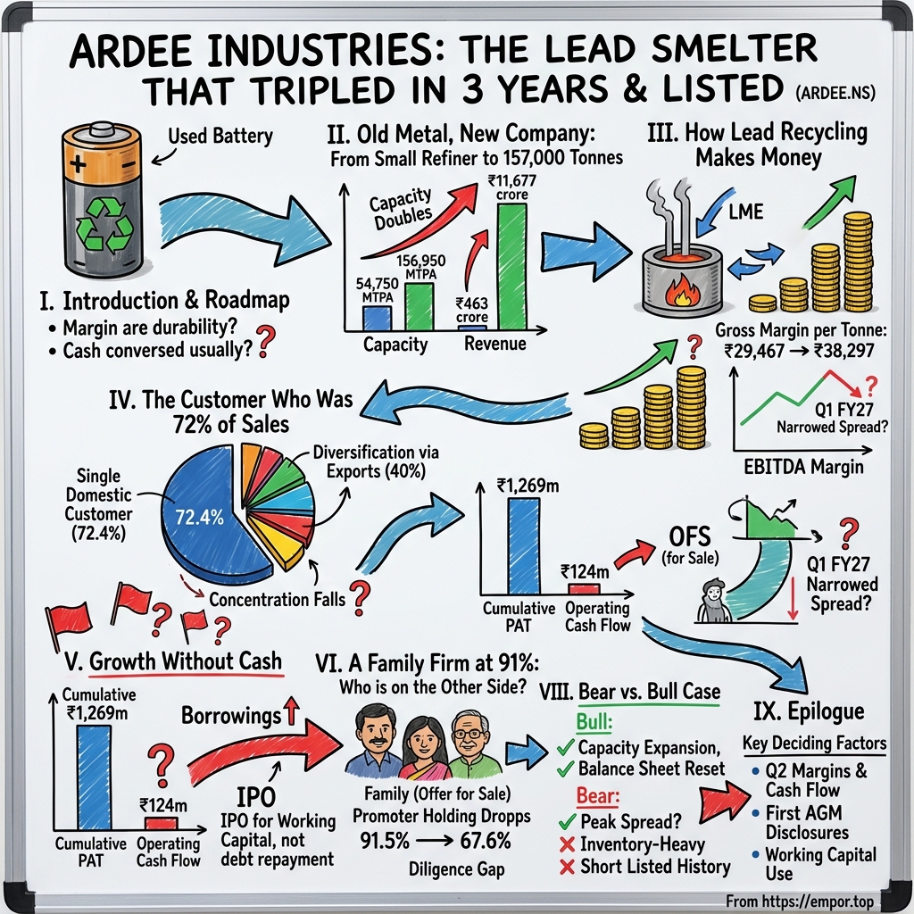 Ardee Industries Ltd. visual story map