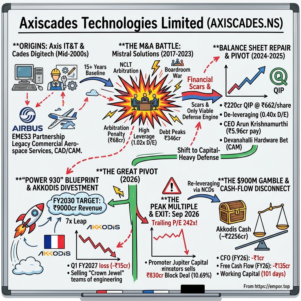 Axiscades Technologies Limited visual story map