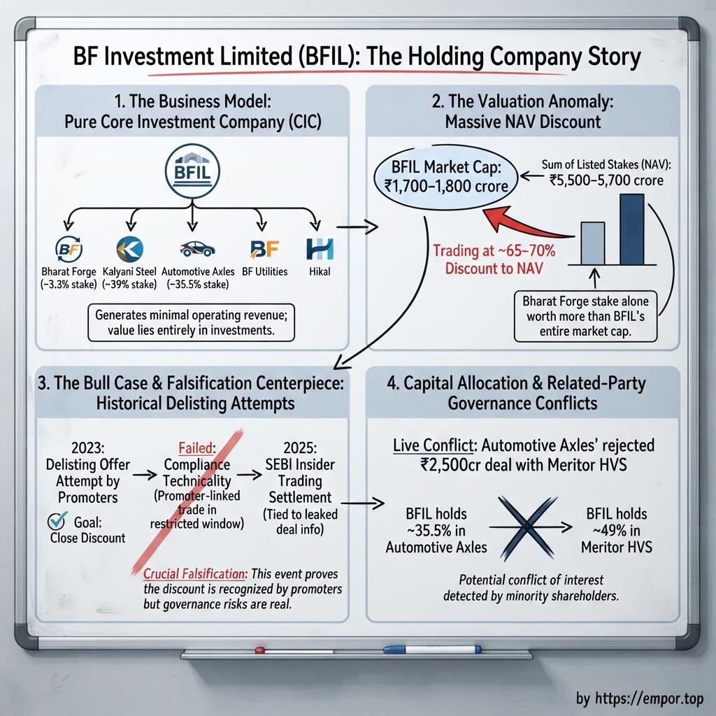 BF Investment Limited visual story map