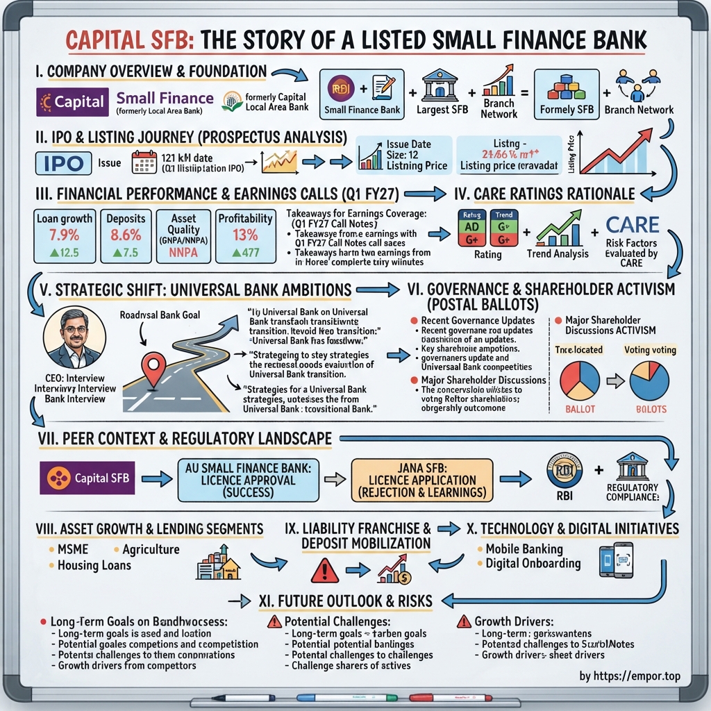 Capital Small Finance Bank Limited visual story map