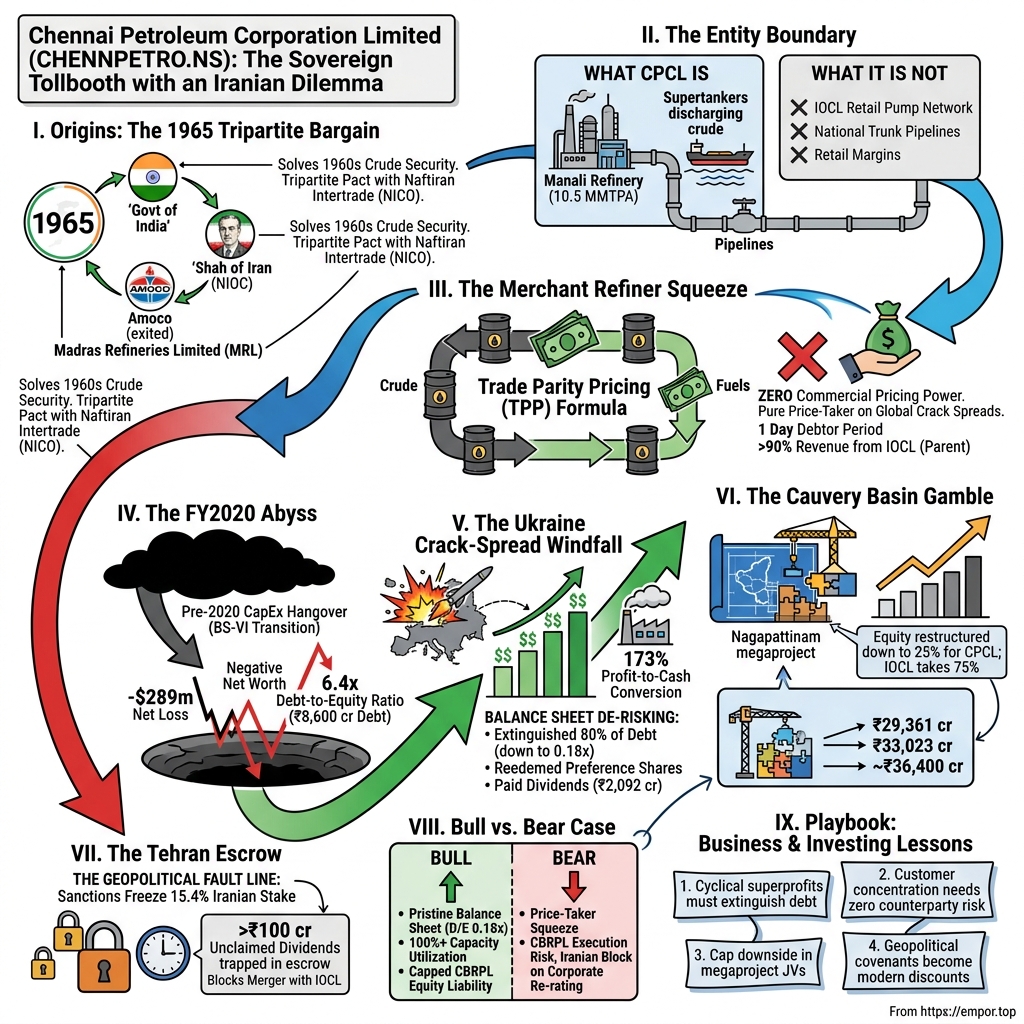 Chennai Petroleum Corporation Limited visual story map