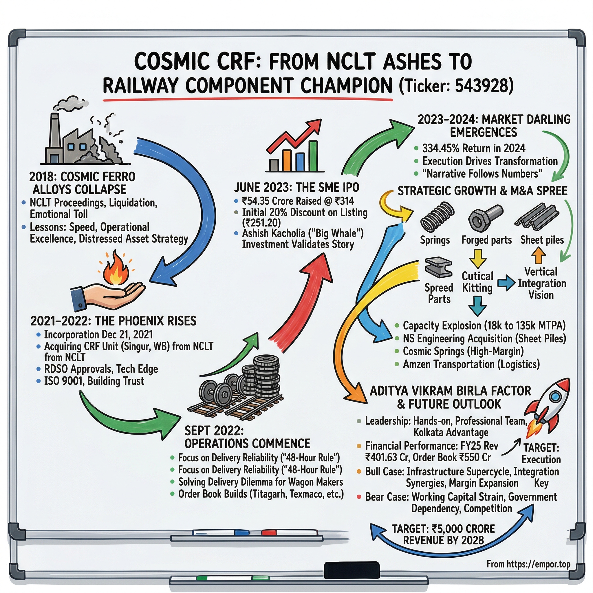 Cosmic CRF visual story map