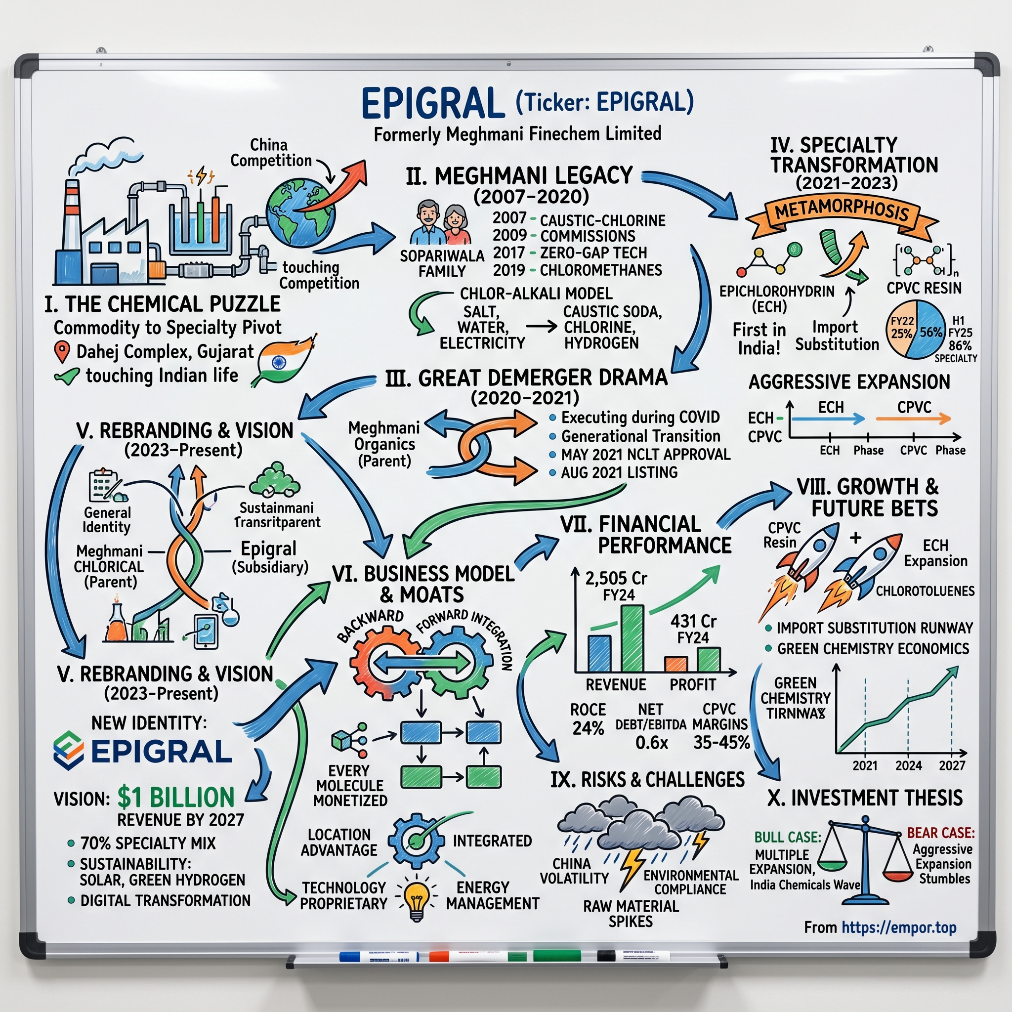 Epigral visual story map