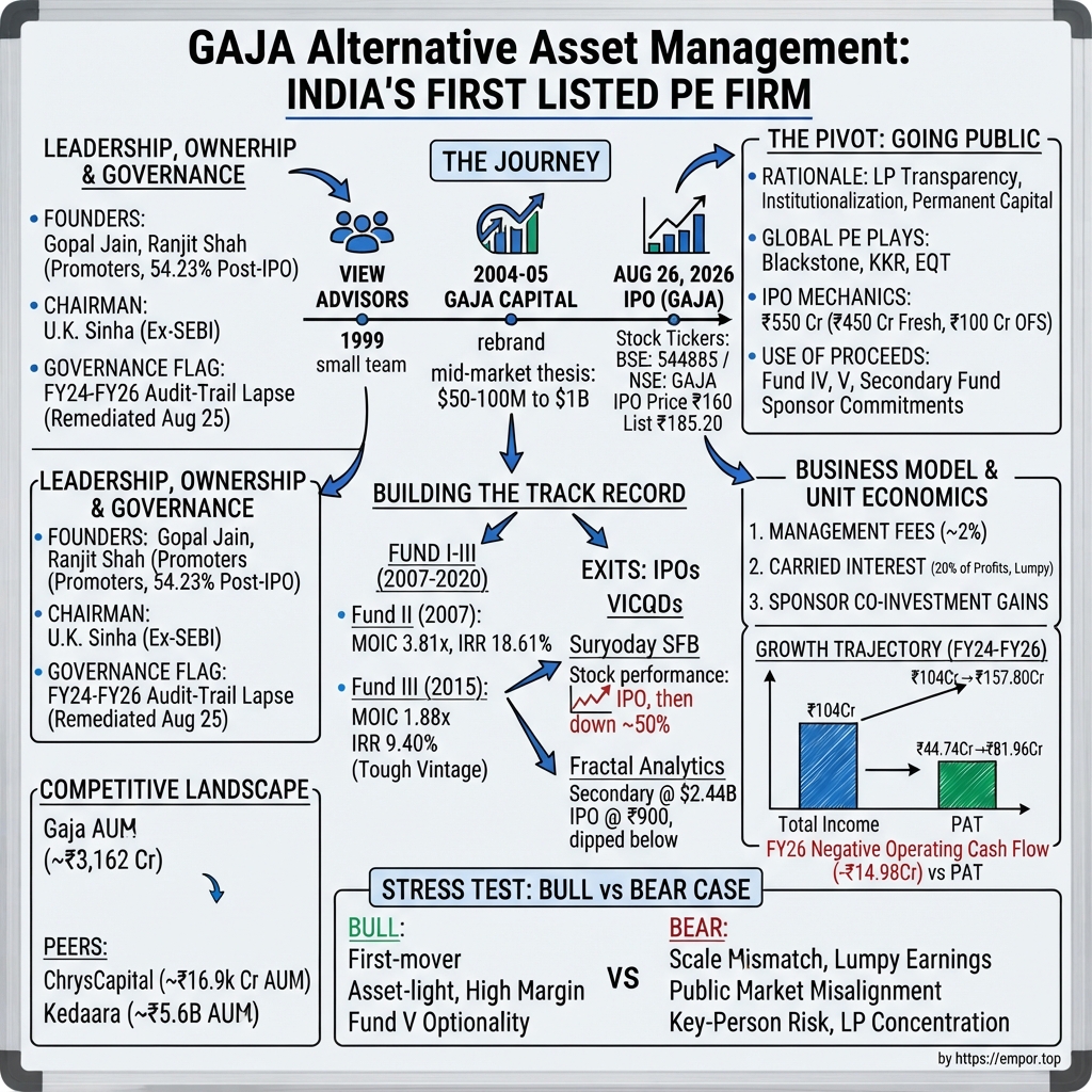 Gaja Alternative Asset Management Limited visual story map