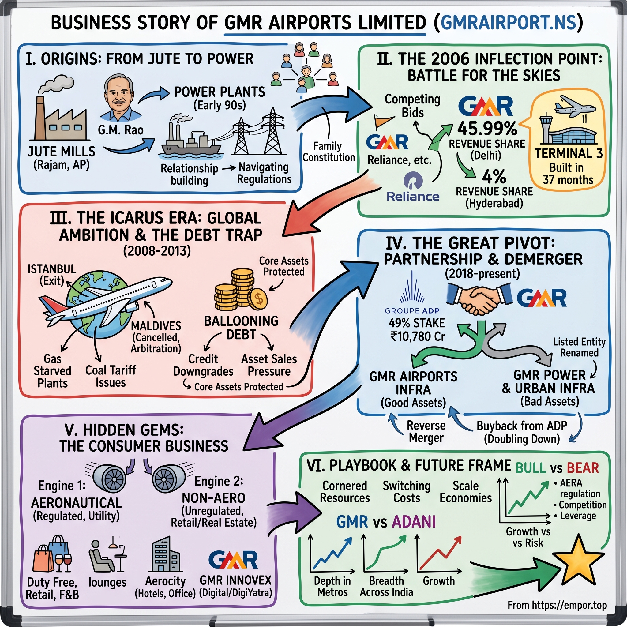 GMR Airports Limited visual story map