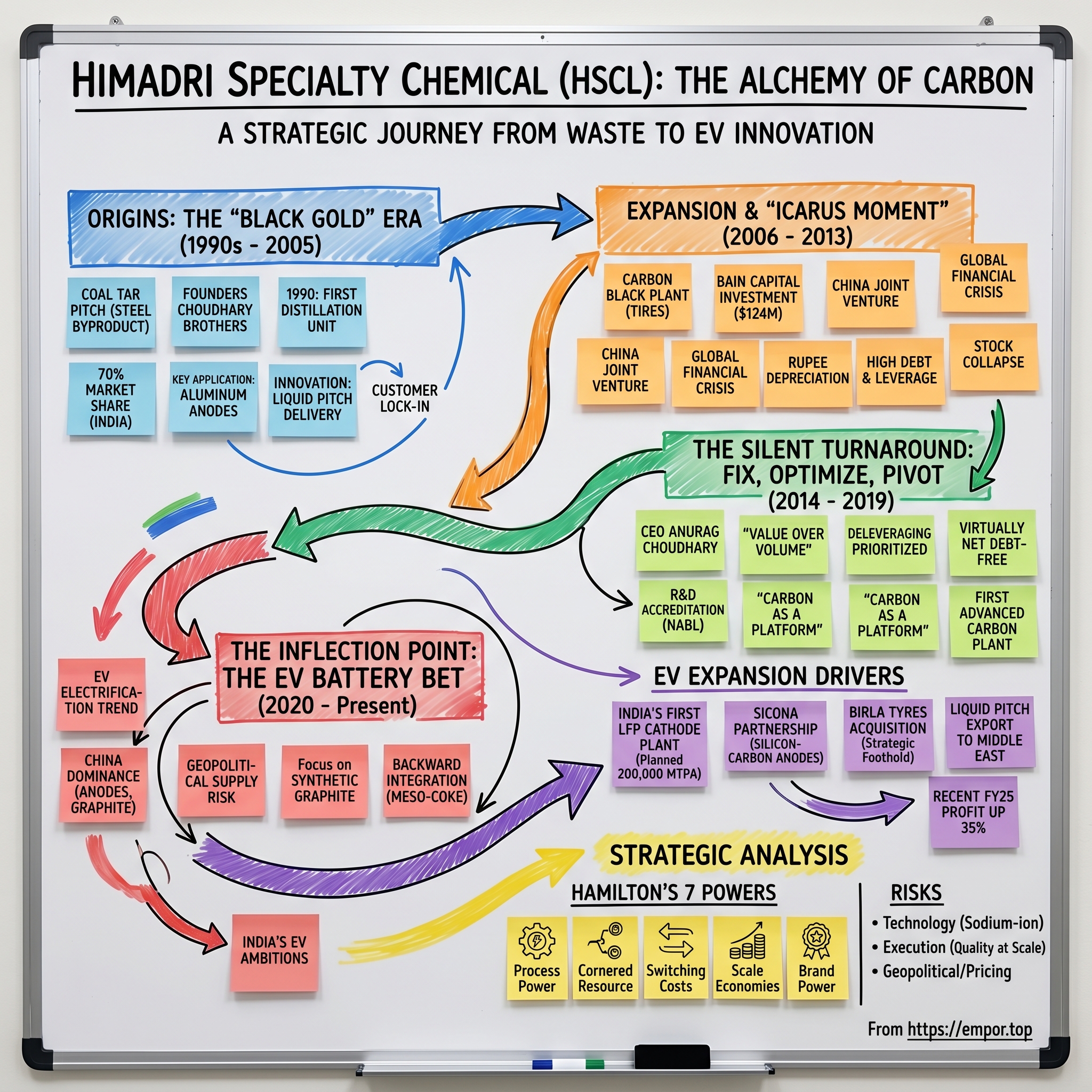 Himadri Specialty visual story map