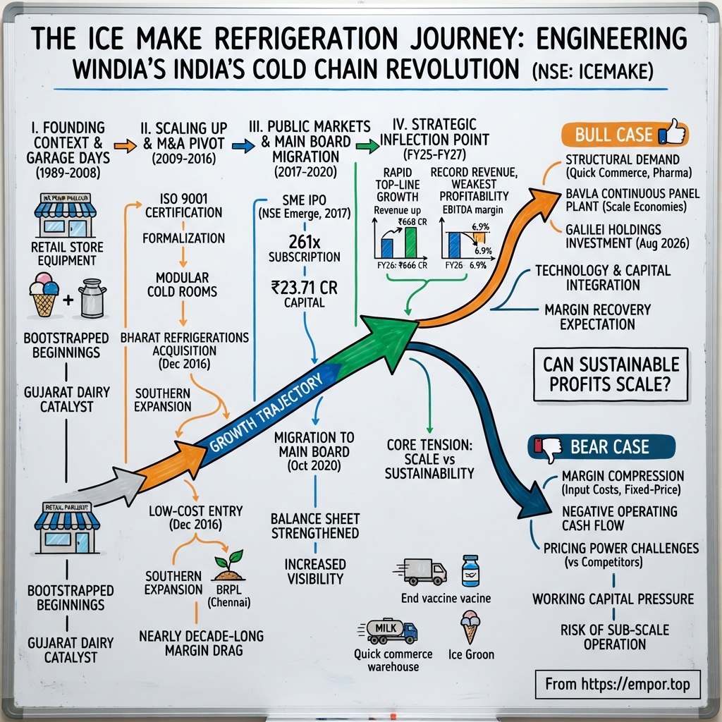 Ice Make Refrigeration Limited visual story map