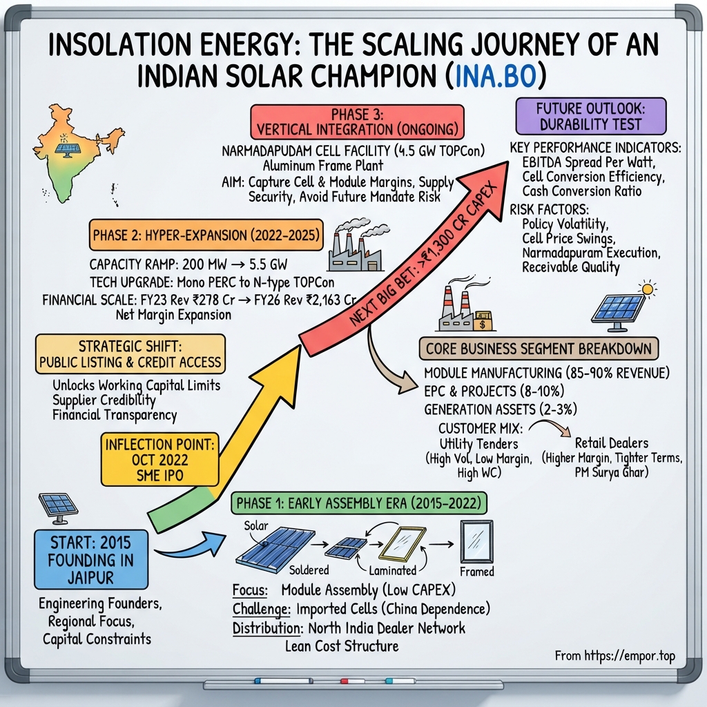 Insolation Energy Ltd. visual story map