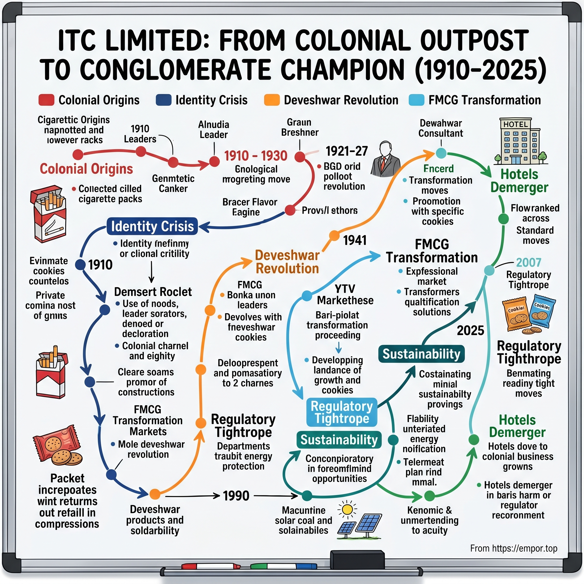 ITC Limited visual story map