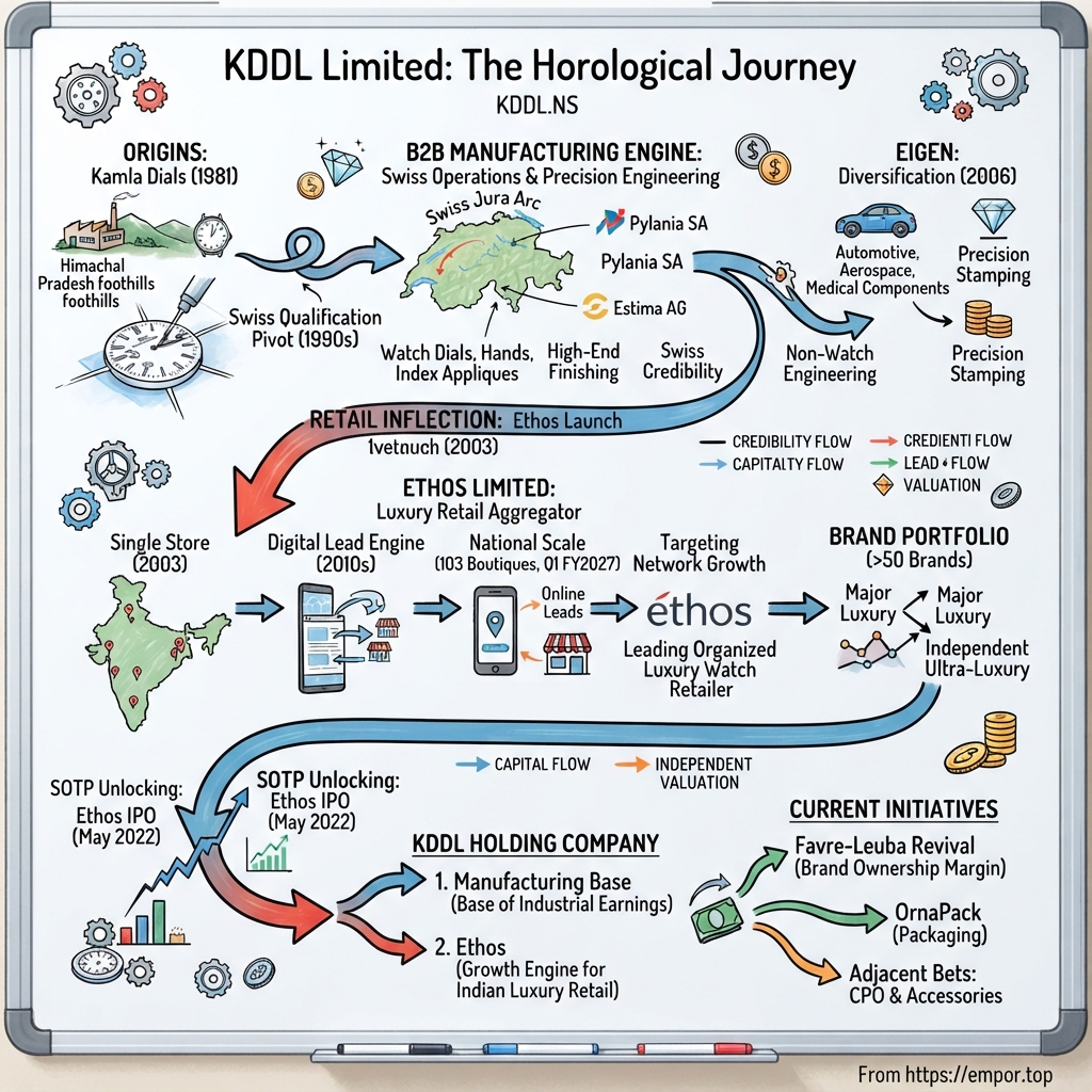 KDDL Limited visual story map