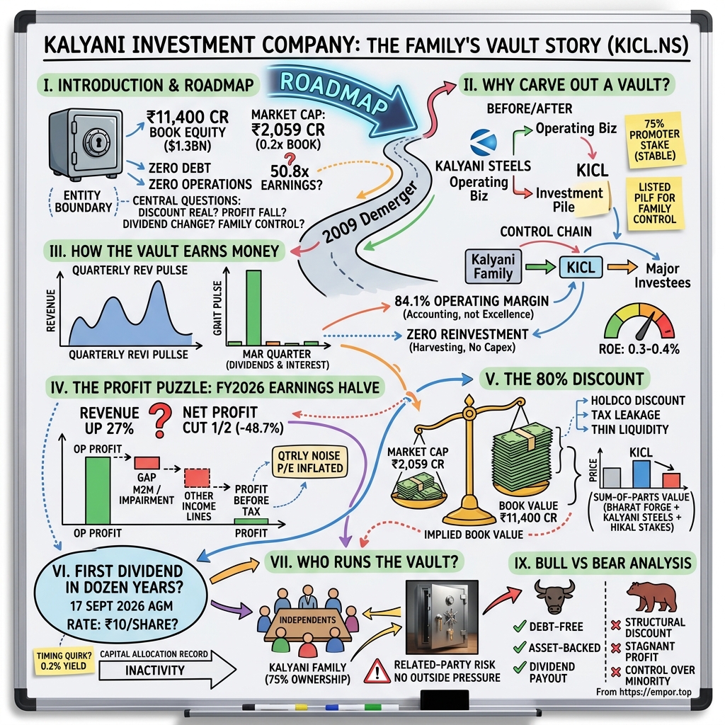 Kalyani Investment Company Limited visual story map