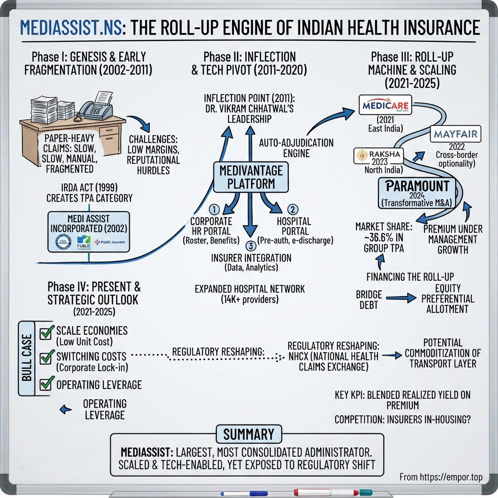 Medi Assist Healthcare Services Limited visual story map