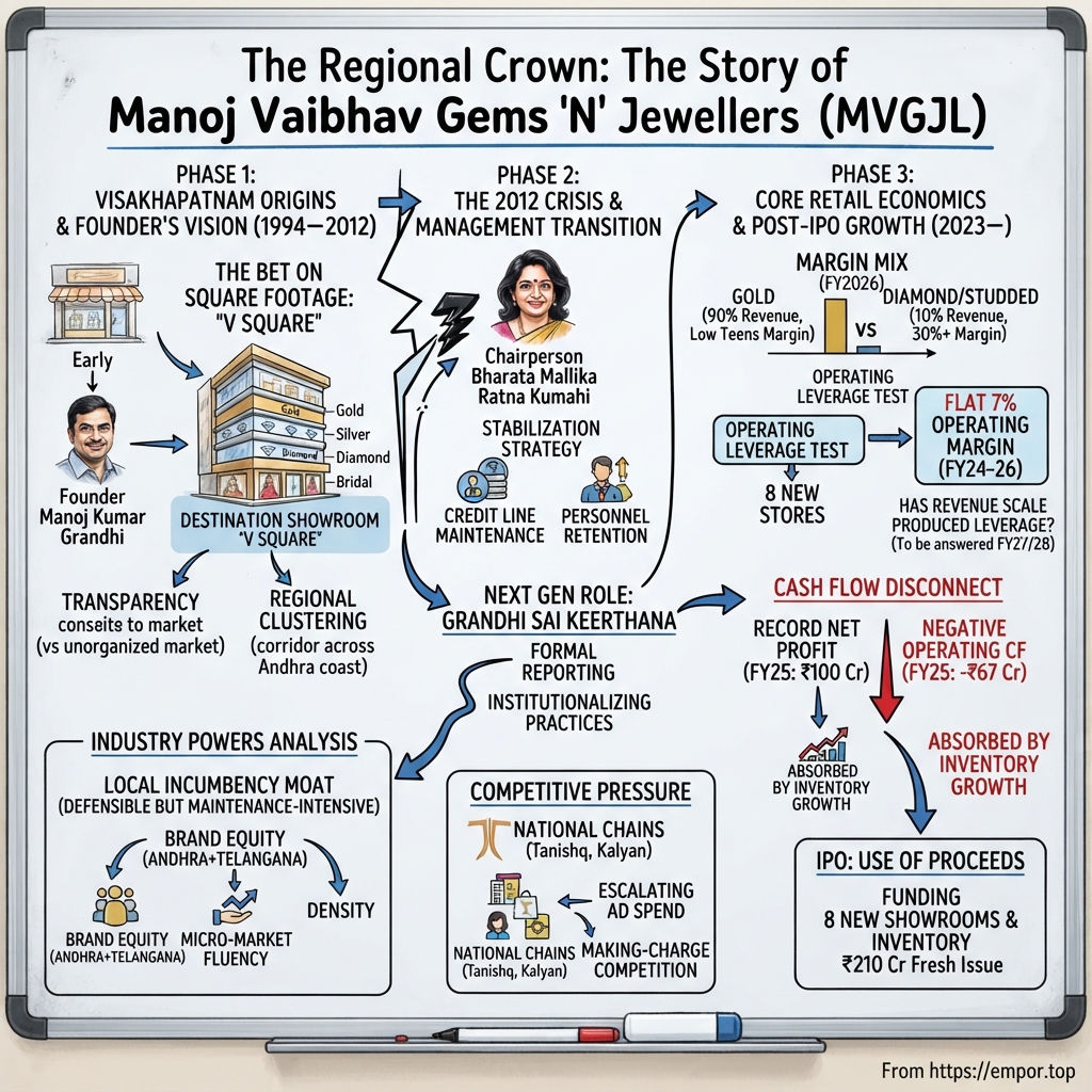 Manoj Vaibhav Gems 'N' Jewellers Limited visual story map