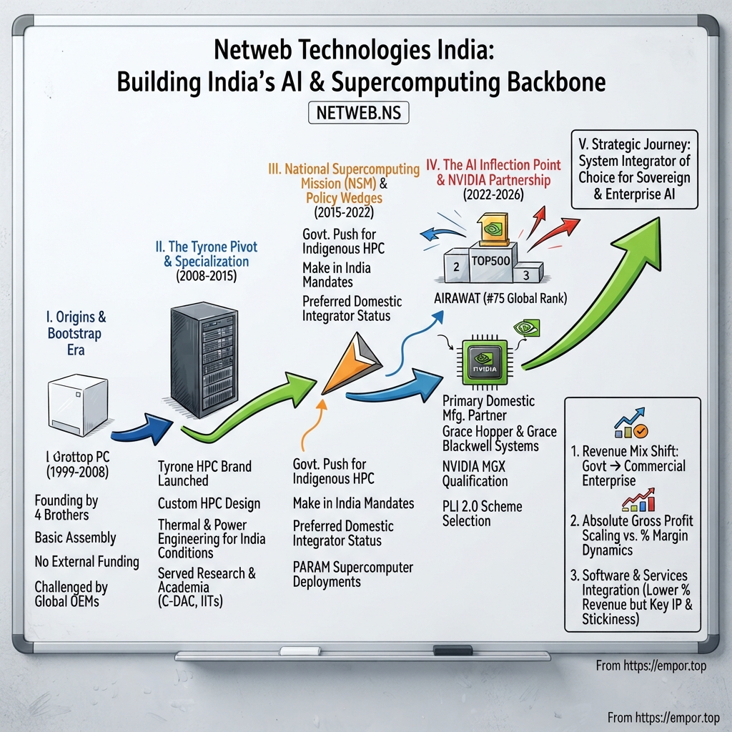 Netweb Technologies India Limited visual story map