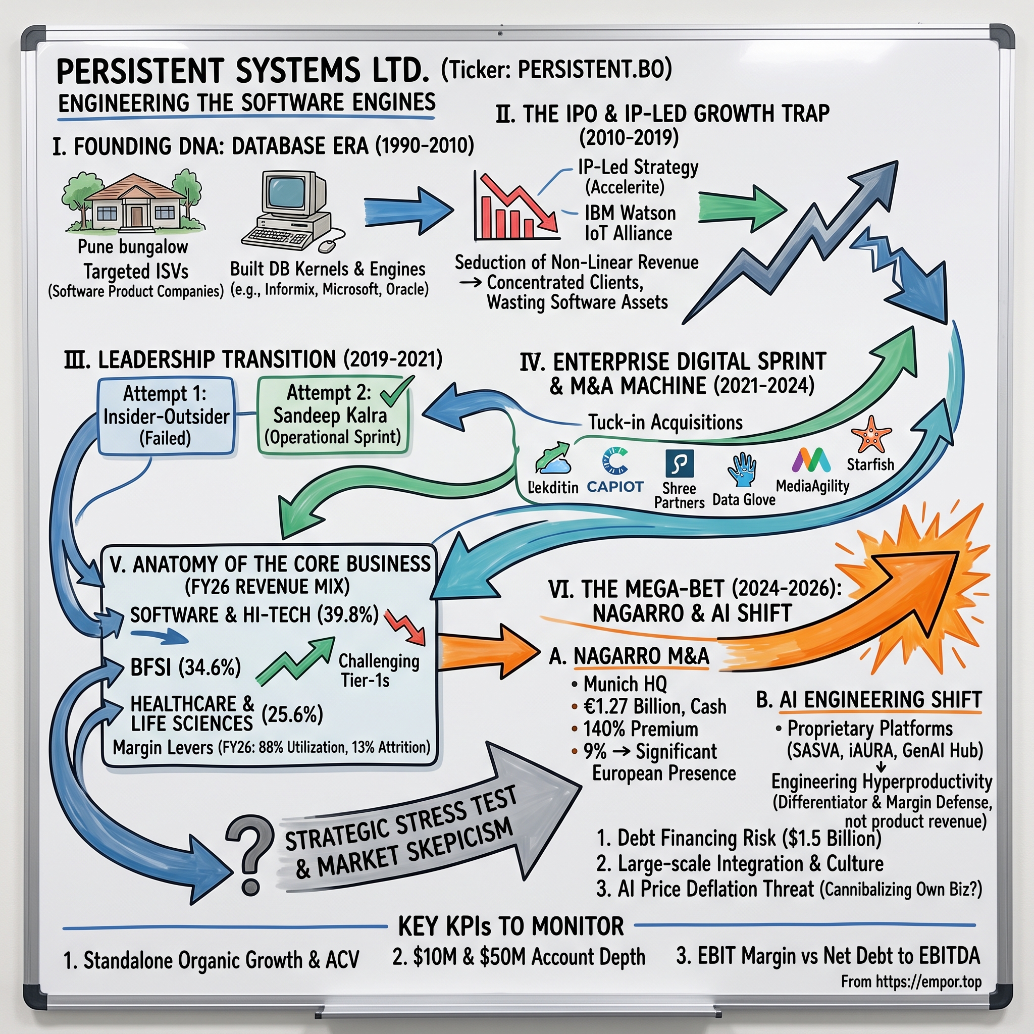 Persistent Systems Limited visual story map