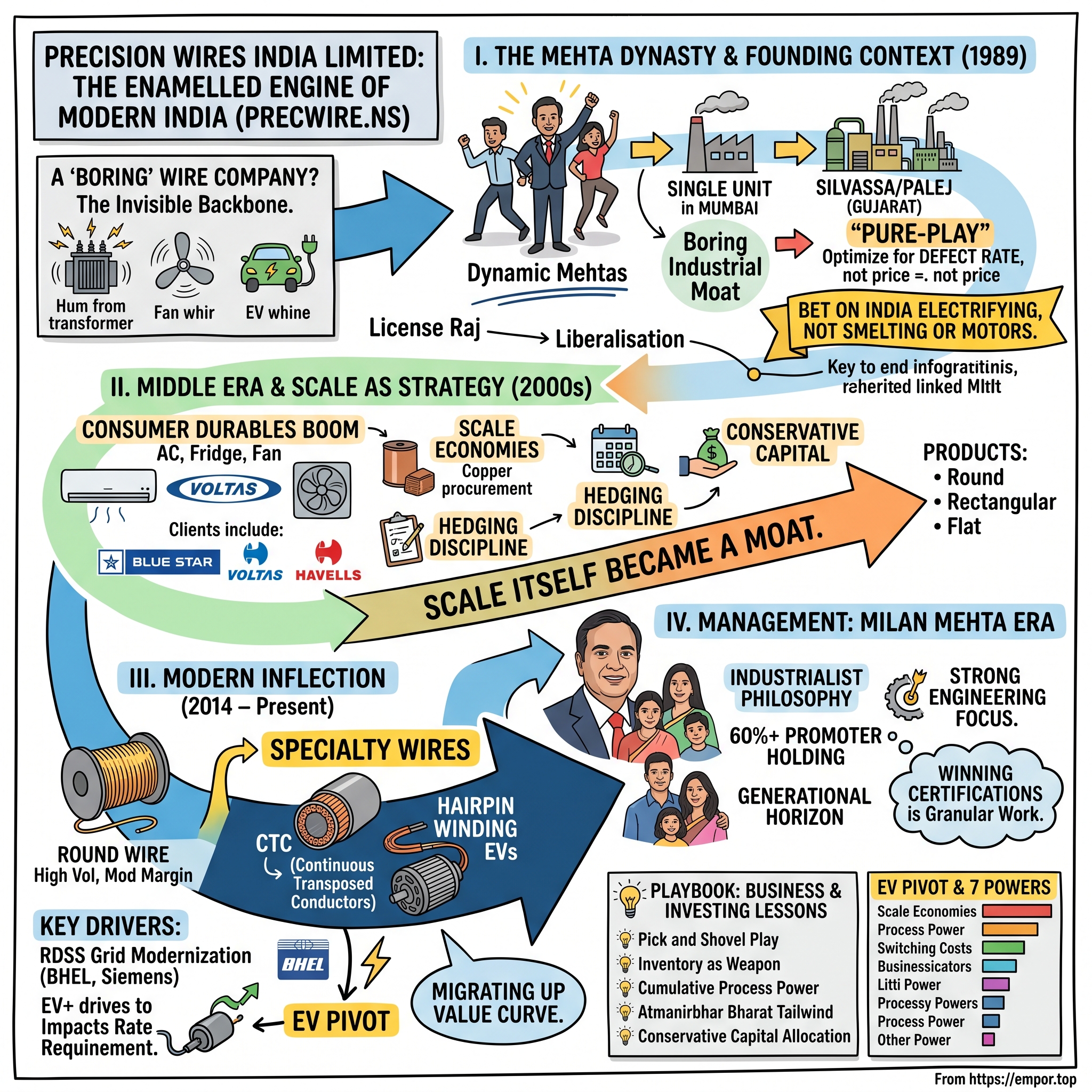 Precision Wires India Limited visual story map
