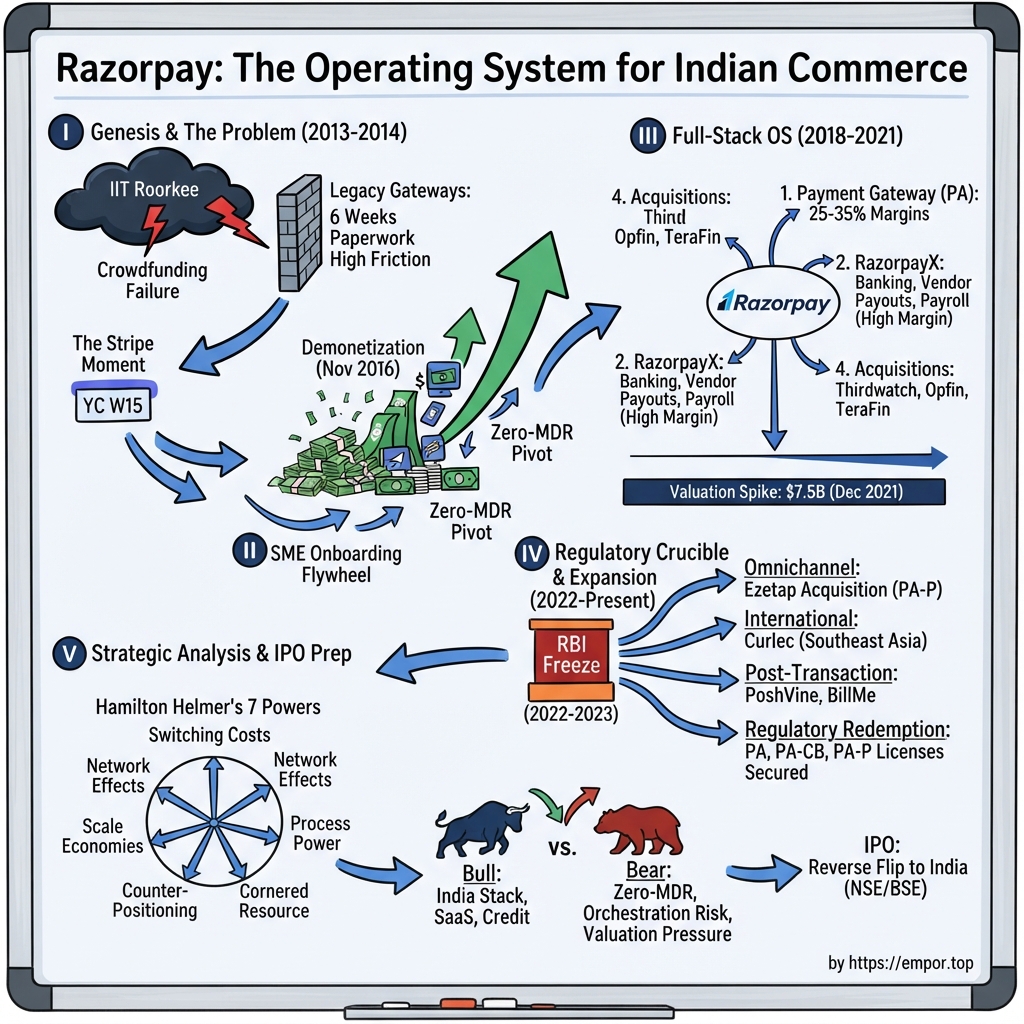 Razorpay visual story map
