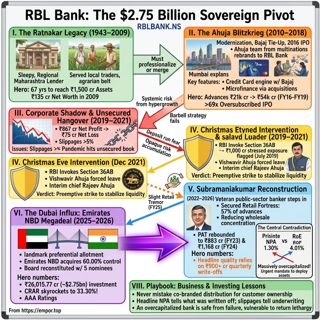 RBL Bank Limited visual story map