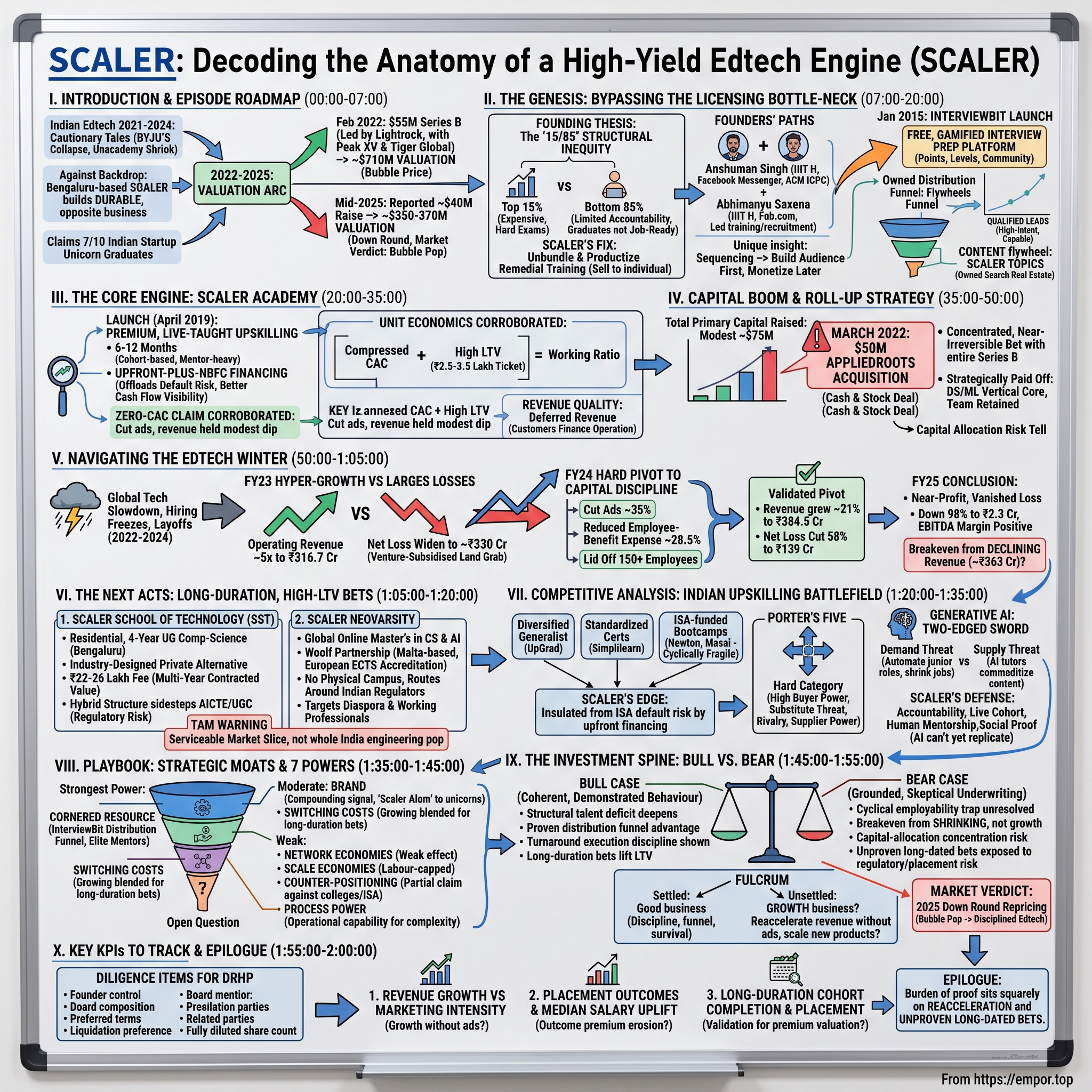 Scaler visual story map