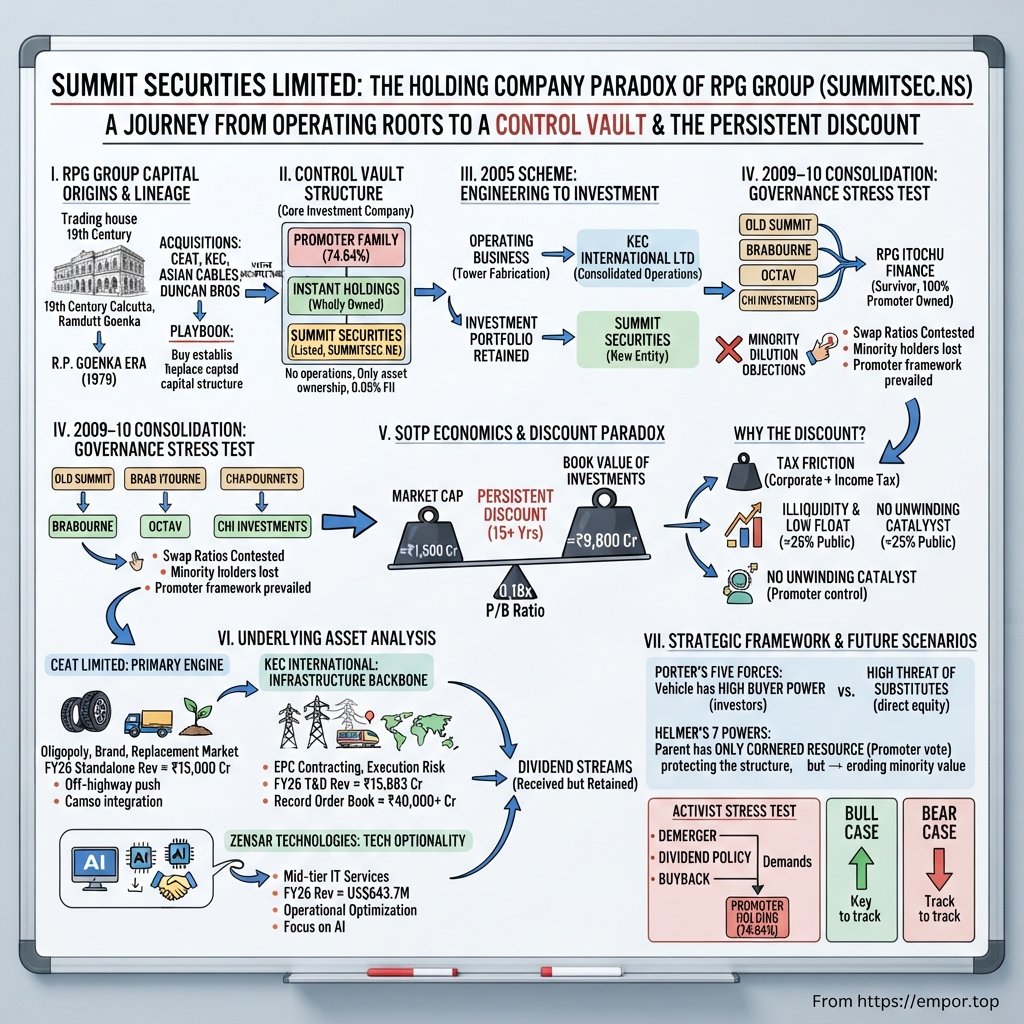Summit Securities Limited visual story map