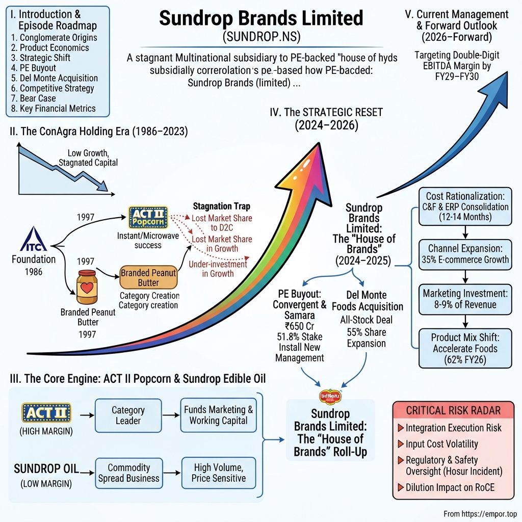 Sundrop Brands Limited visual story map