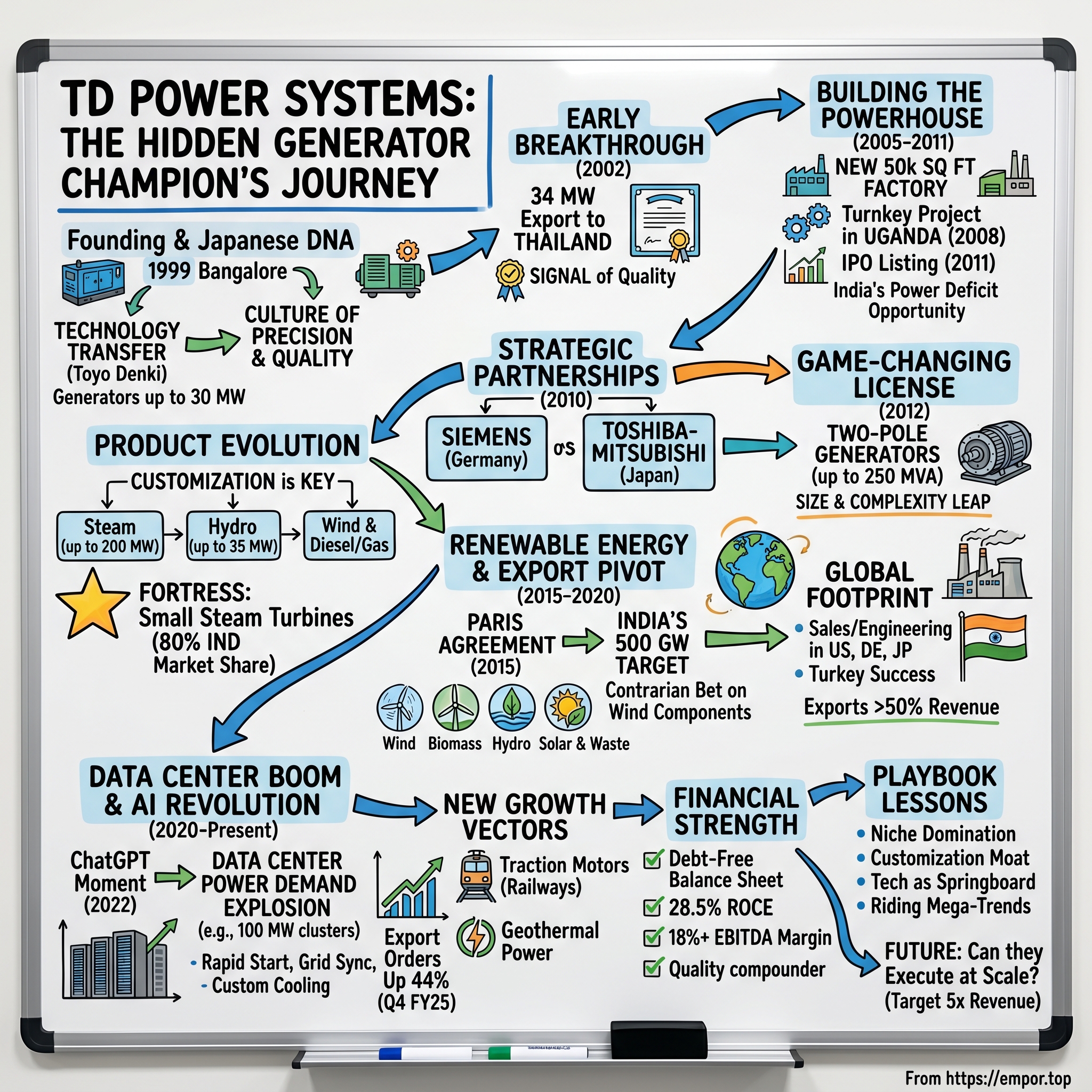 TD Power Systems visual story map
