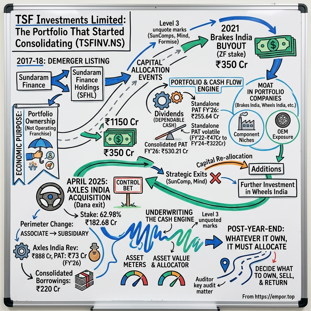 TSF Investments Limited visual story map