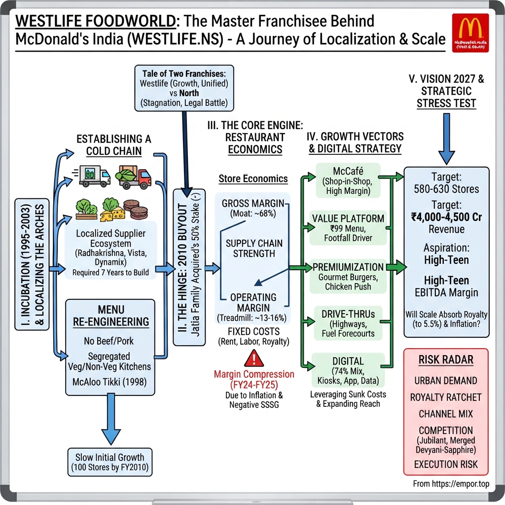 Westlife Foodworld Limited visual story map