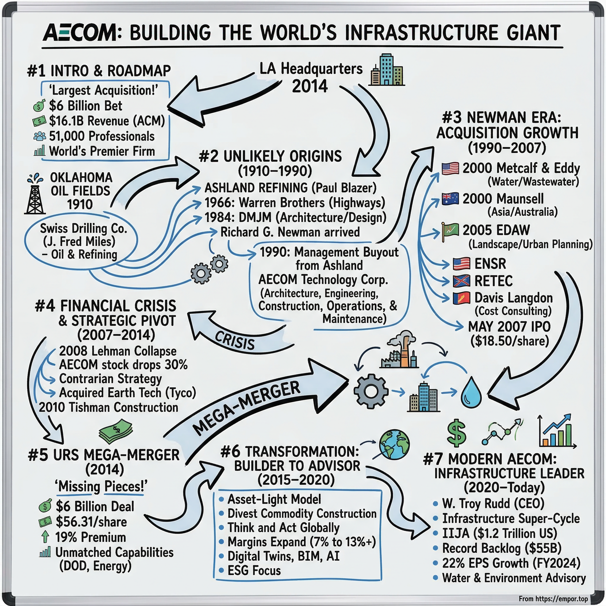 AECOM visual story map