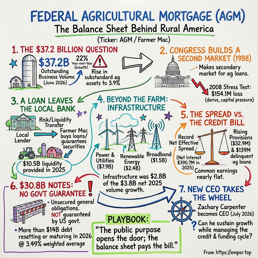 Federal Agricultural Mortgage visual story map