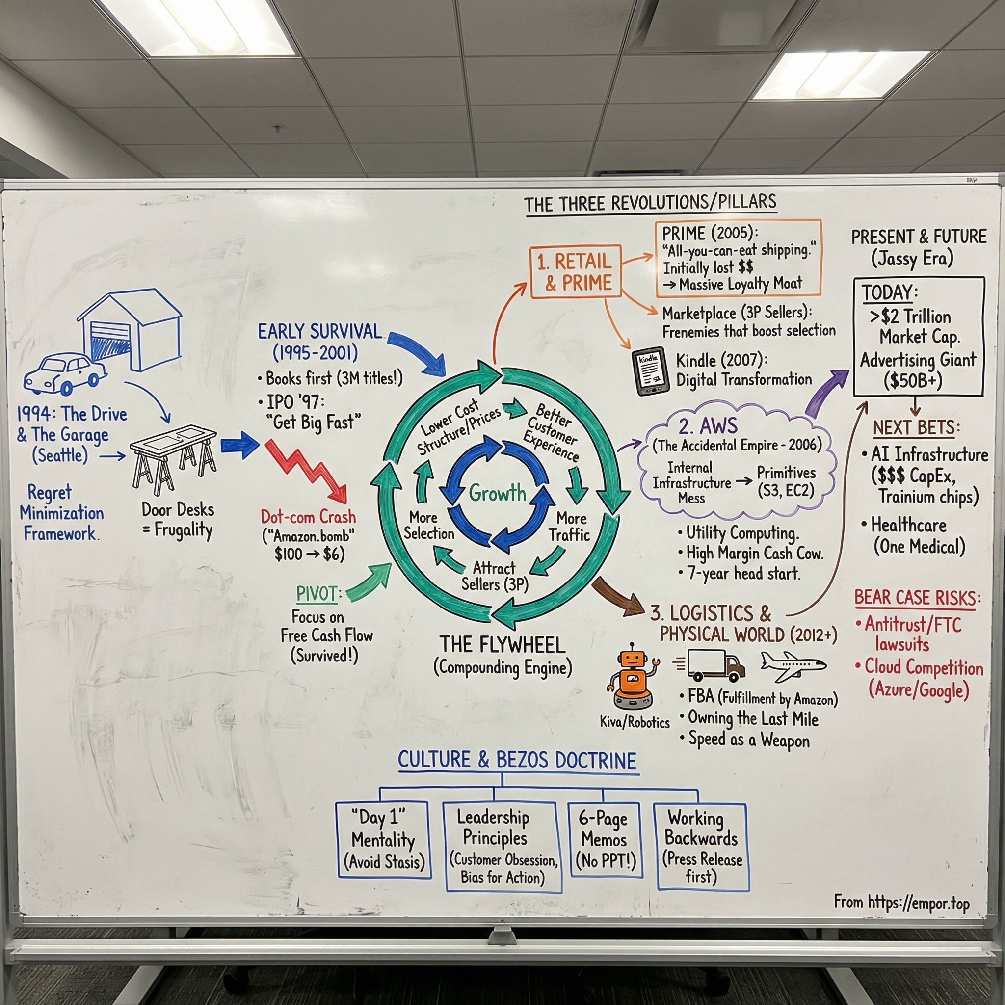 Amazon visual story map