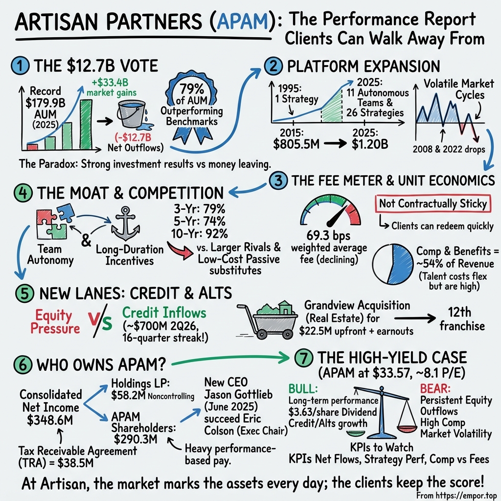 Artisan Partners Asset Management visual story map
