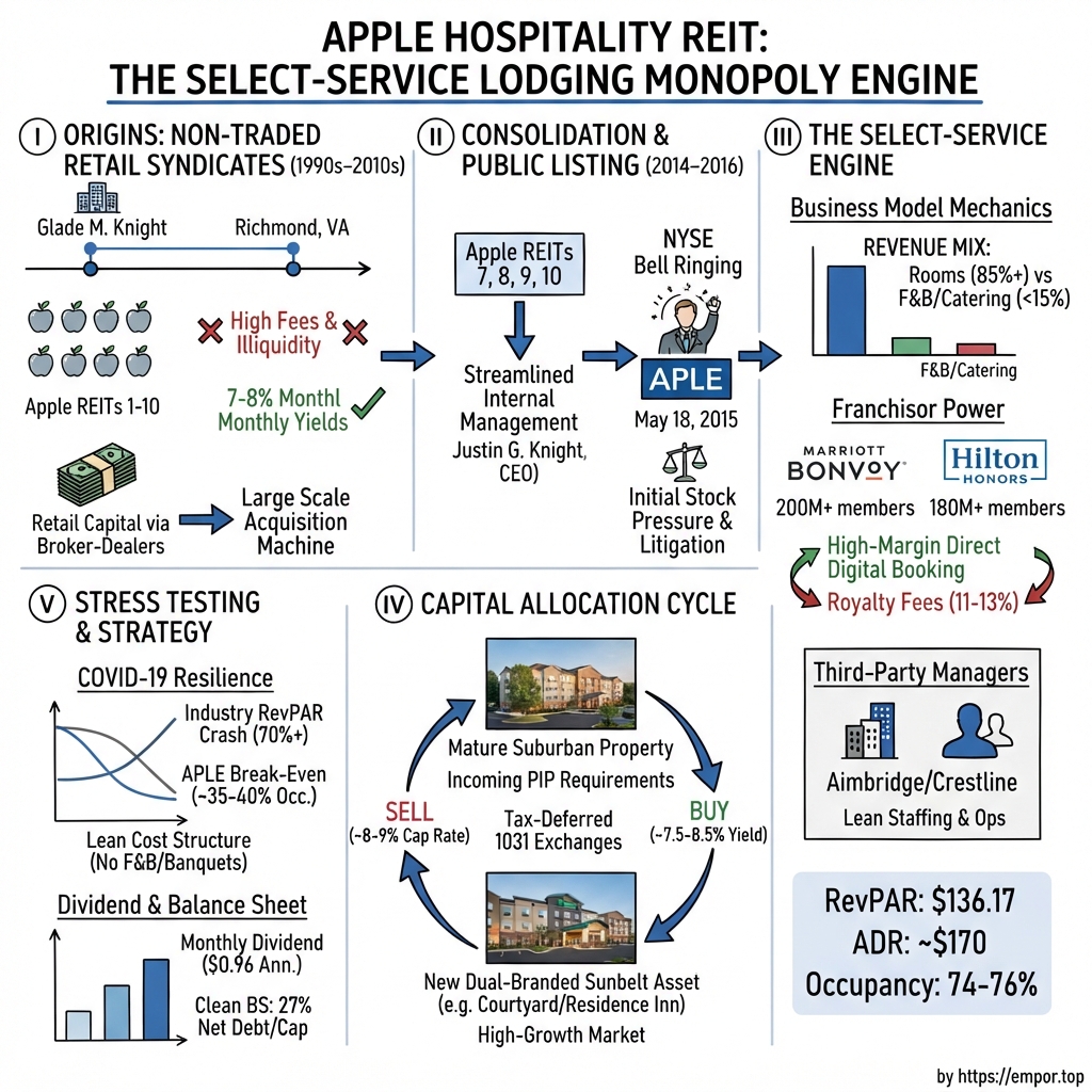Apple Hospitality REIT visual story map