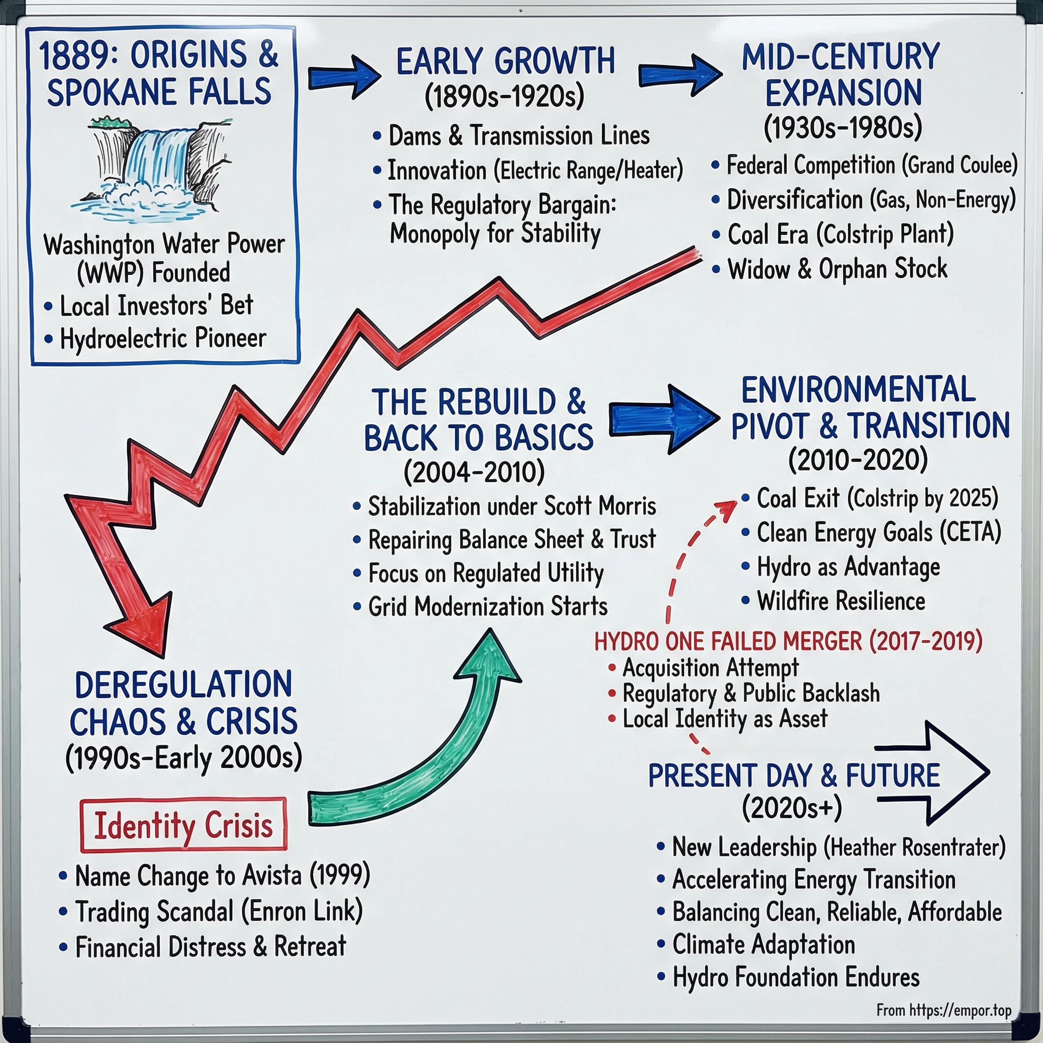Avista visual story map