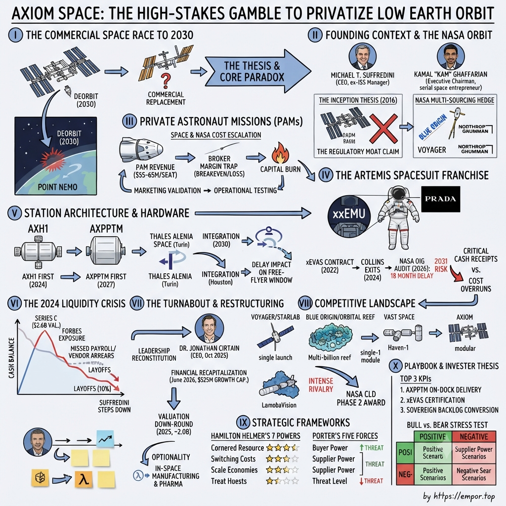 Axiom Space visual story map