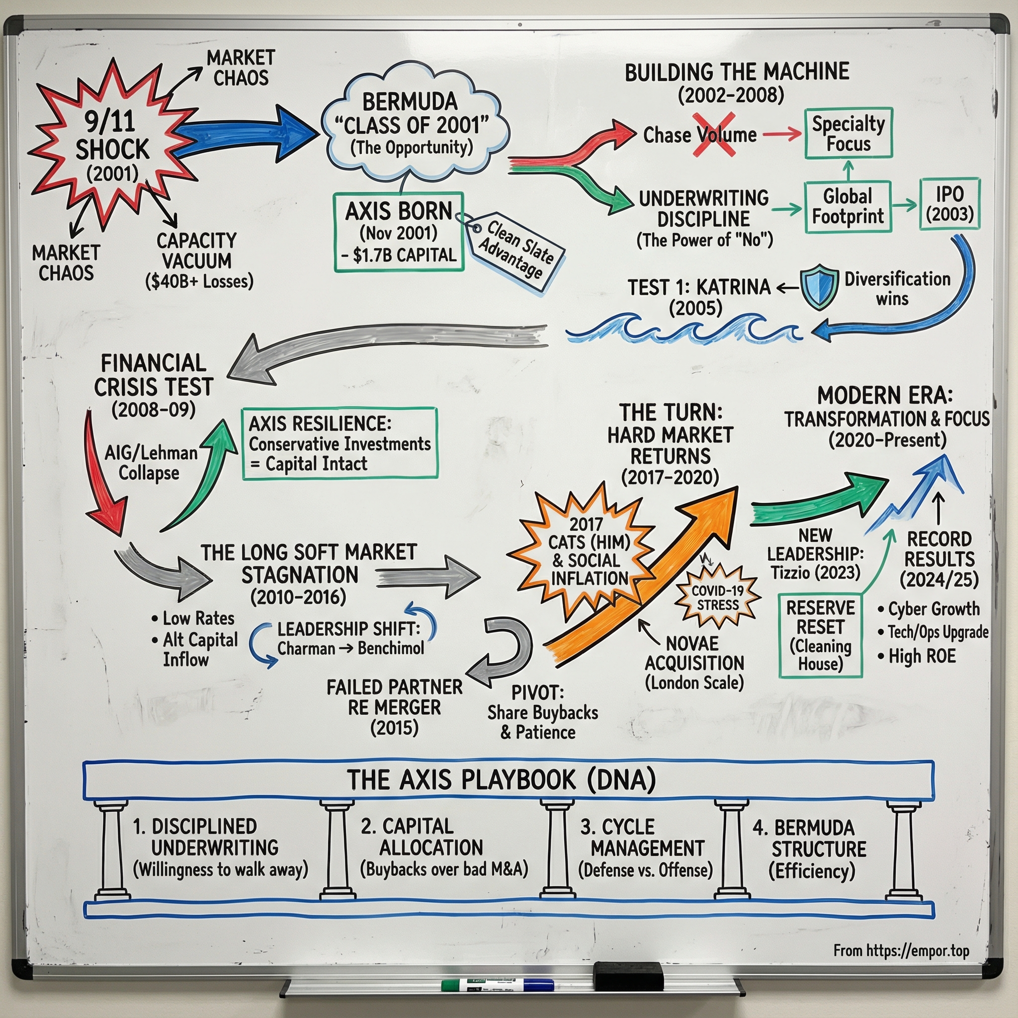 AXIS Capital Holdings visual story map