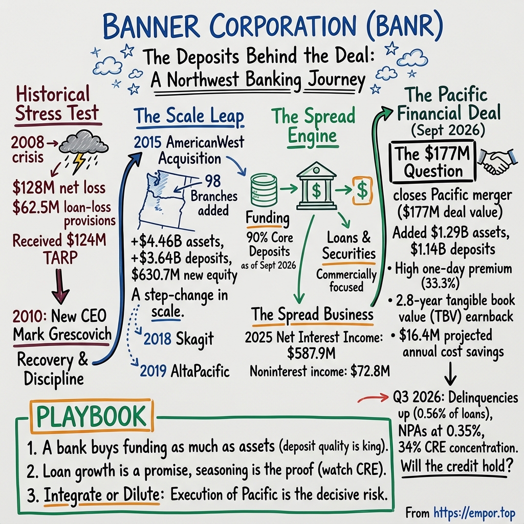 Banner Corporation visual story map