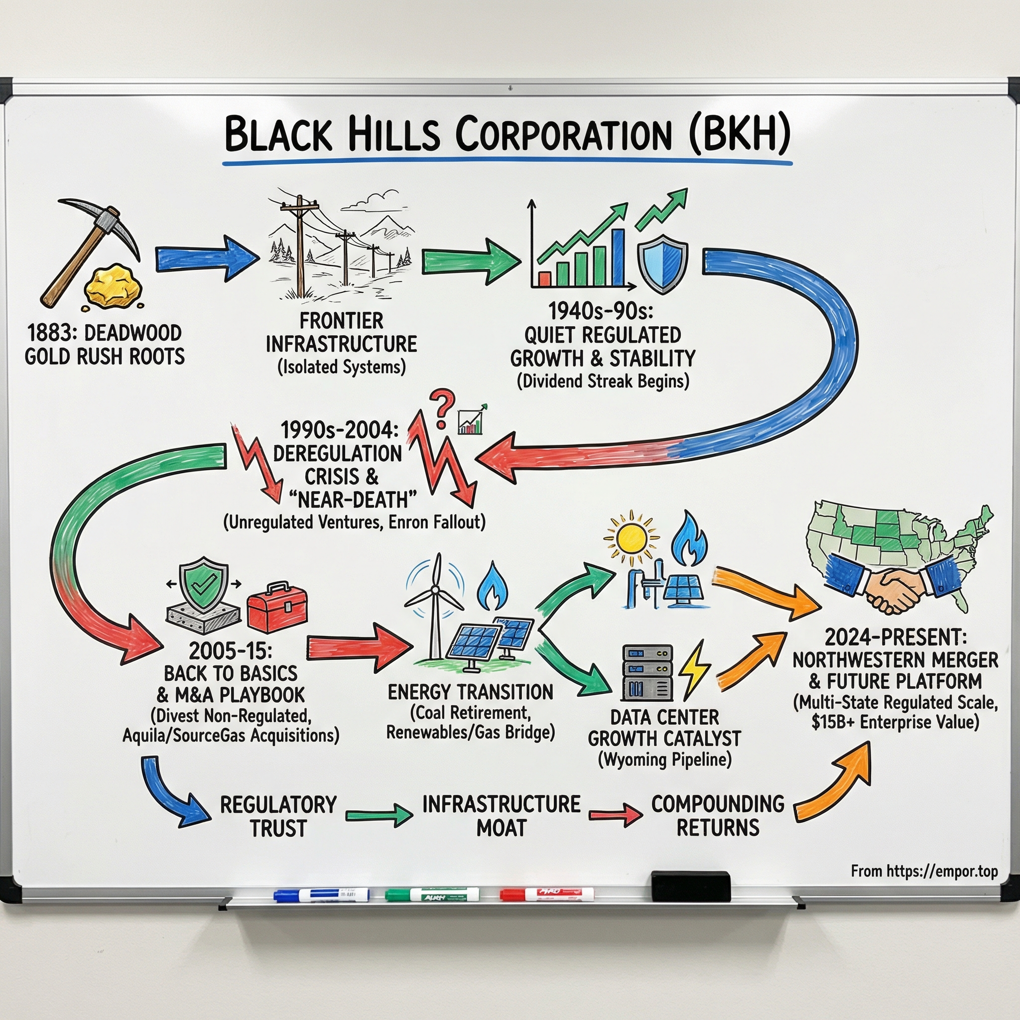 Black Hills Corporation visual story map